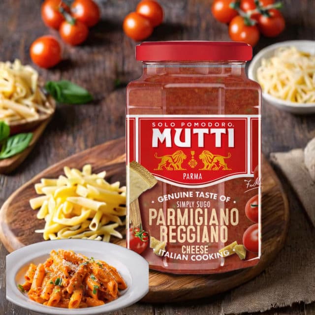 Mutti Italian Pasta Sauces - 400gm / PARMIGIANO REGGIANO Cheese