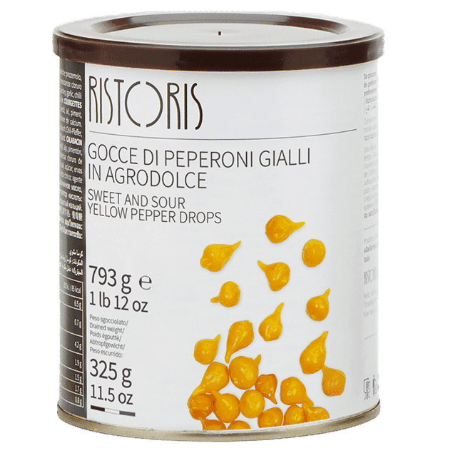 Sweet And Sour Yellow Pepper Drops