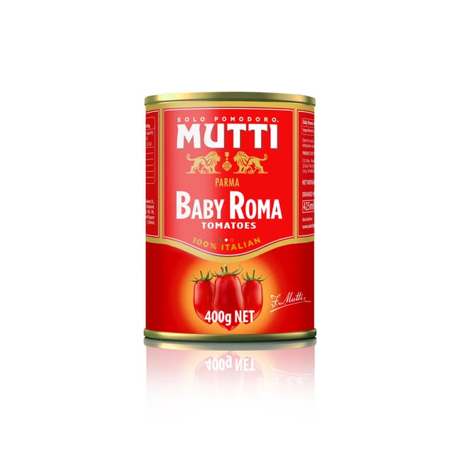 Baby Roma Tomatoes-Tin 400g Mutti  400g