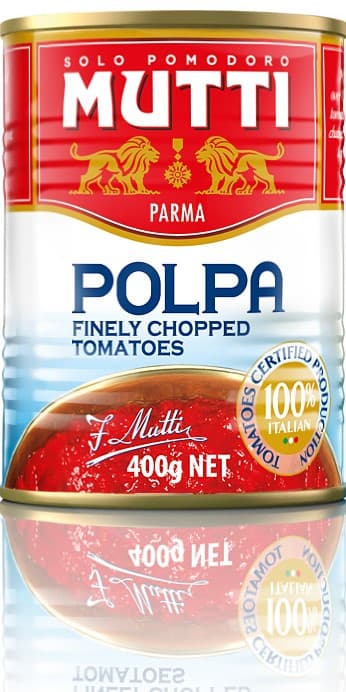 Finely Chopped Tomatoes -Tin 400g. Mutti  400g