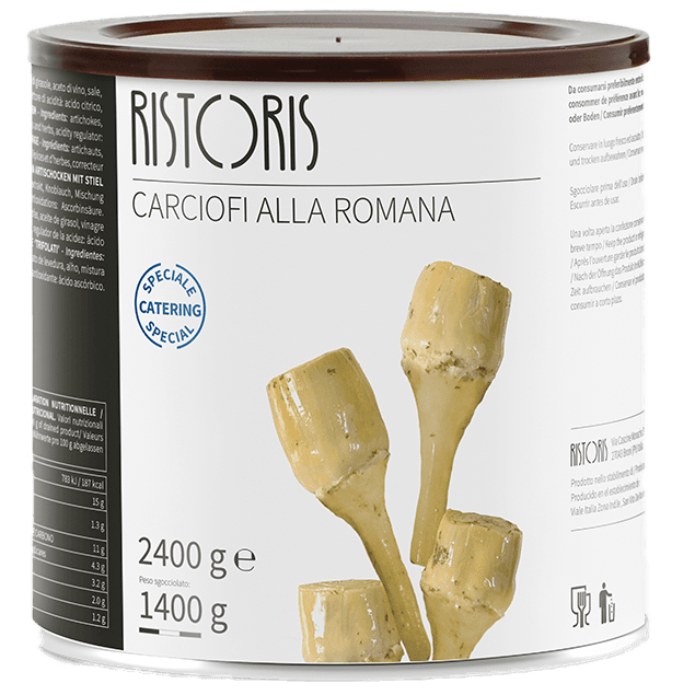 ROMAN STYLE ARTICHOKES IN OIL - TIN