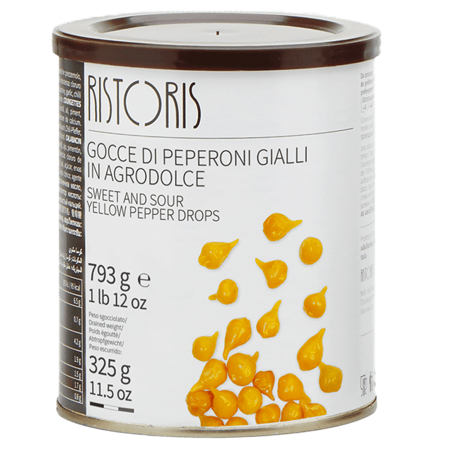 Sweet And Sour Yellow Pepper Drops